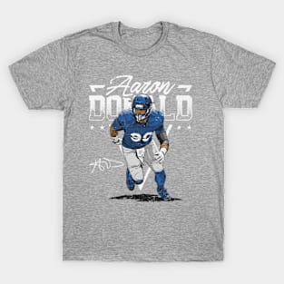 Aaron Donald Los Angeles R Triangle Name T-Shirt